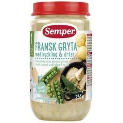 Semper Ястие Semper - Френска яхния с пиле и билки, 235 g (9619)