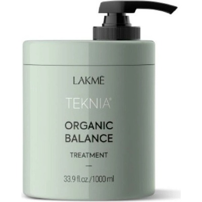 Lakmé Teknia Organic Balance Treatment vyživujúca maska pre všetky typy vlasov 1000 ml