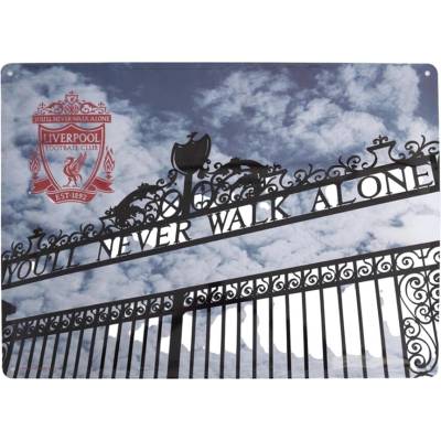 CurePink: | Cedule na zeď FC Liverpool: Shanklyho brána (40 x 30 cm) [TM-05451]