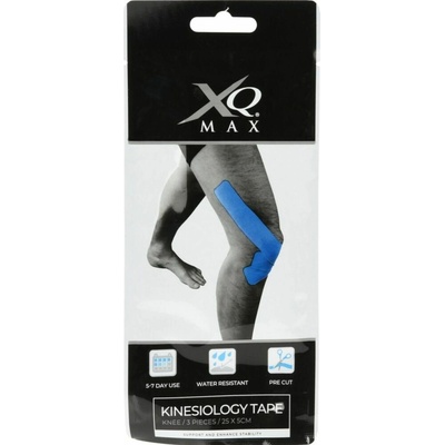 Xqmax Kinesiology Knee Tape Tejpovací páska koleno 25 x 5 cm 3 ks