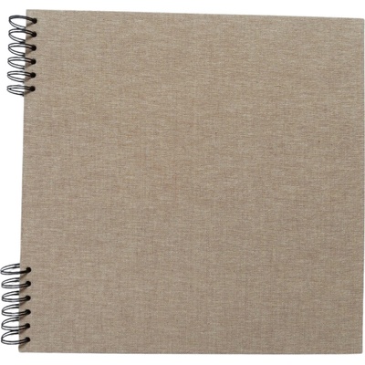 Scrap delux Album Delux natur 31x31 bílé listy