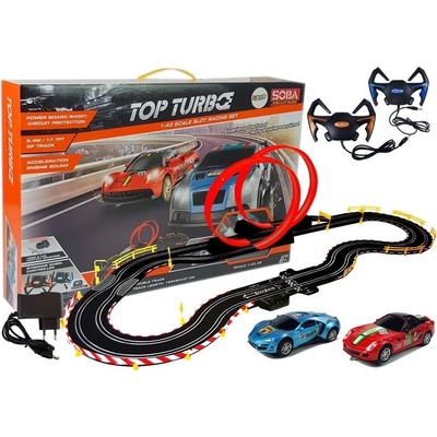 Mamido Velká autodráha Top Turbo 540 cm