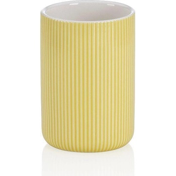 KELA Керамична поставка за четки за зъби KELA Ava, жълта (1512)