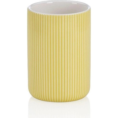 KELA Керамична поставка за четки за зъби KELA Ava, жълта (1512)