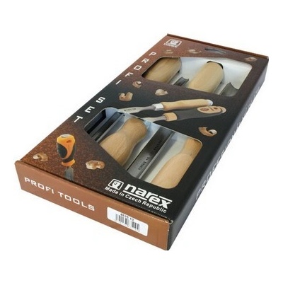 Narex Bystřice Sada dlát dutých 4-dílná wood line v kartonu - NB8635-10