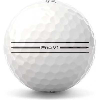Titleist Pro V1 25 Enhanced Alignment biele 3 x 3 ks