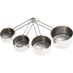 KINGHOFF Комплект мерителни купички Kinghoff KH 4025, 4 броя, 60/80/125/250 мл, Инокс (9999KH4025)