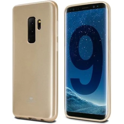 Mercury Луксозен гръб Jelly Mercury Goospery за Samsung G965 Galaxy S9 Plus, Златен (4078)