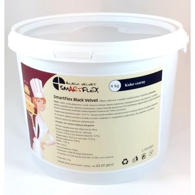 Smartflex BlackVelvet Vanilka Potahovací a Modelovací hmota 4 kg