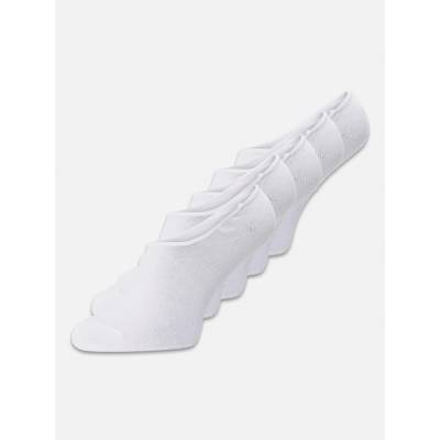 Jack and Jones Мъжки чорапи Jack and Jones 5-pack Multi Secret Socks Mens - White