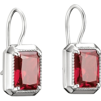 THOMAS SABO náušnice Red Octagon Stones H2339-051-10