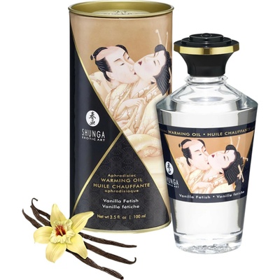 Shunga Aphrodisiac Warming Oil Vanilla Fetish 100ml