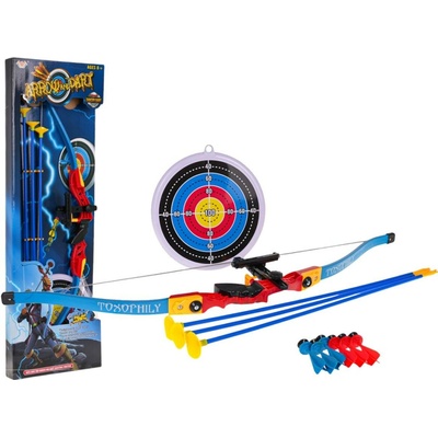 RKToys Dětský luk s terčem a příslušenstvím 10 dílů