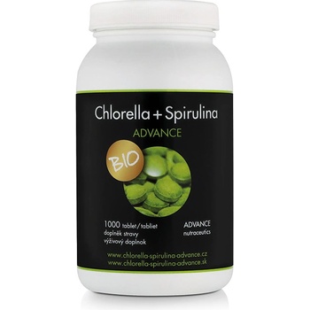 Advance Chlorella + Spirulina BIO 1000 tabliet
