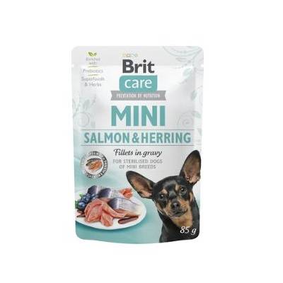 Brit Care Mini Salmon & Herring sterilised fillets in gravy 85 g
