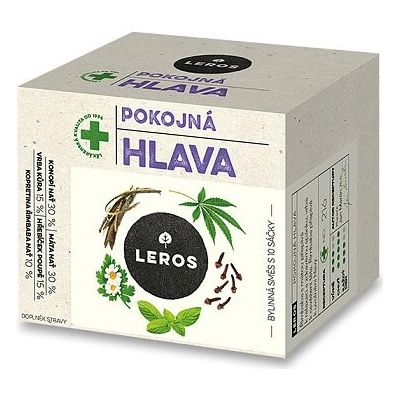 Leros Pokojná Hlava bylinný čaj řimbaba a vrba 10 x 1,5 g