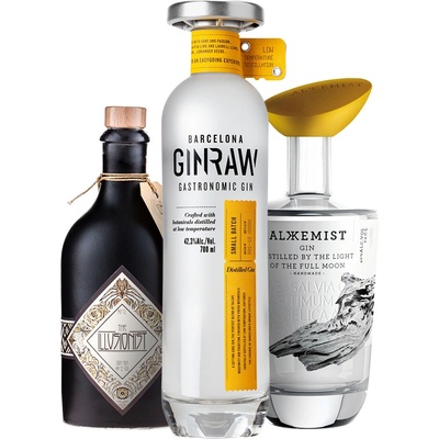 Set GinRaw + Alkkemist + The Illusionist (set 1 x 0,7 l, 1 x 0,7 l, 1 x 0,5 l)
