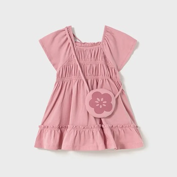 Mayoral Рокля с чанта в розов цвят за мини момиче Майорал