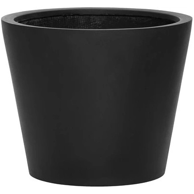 Pottery Pots květináč Bucket S černý Natural Fiberstone 50 x 40 cm