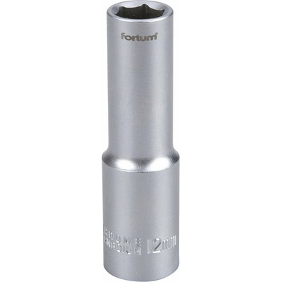 Kľúč nástrčný predĺžený, 12mm, 1/2”, FORTUM