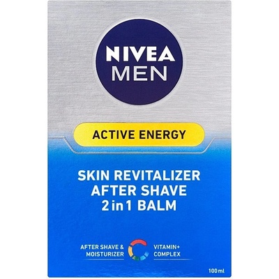 Nivea Men Active Energy revitalizační balzám po holení 2 v 1 100 ml