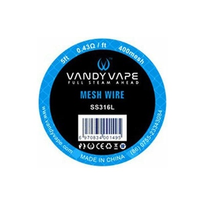 Vandy Vape Mesh 400 SS316 1,5m