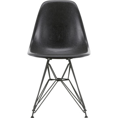 Vitra Eames Fiberglass DSR elephant hide grey / black
