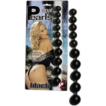 Анално изкушение, анални перли, 27, 5см. - Analpearls black (ORION00727)