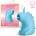 Engily Ross Snowflake Licking Tongue Massager Blue