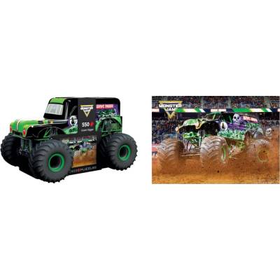 EUROGRAPHICS v plechovej krabičke Monster Jam Grave Dgger 550 dielov