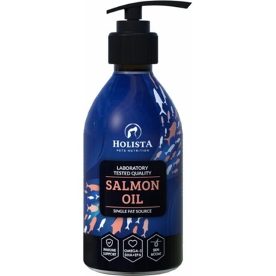 Holista Salmon oil doplňky stravy pro psy a kočky 250 ml