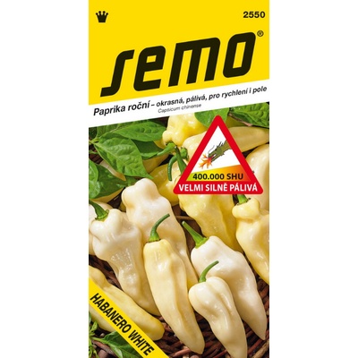 Semo Paprika štipľavá Habanero White 15 s /SHU 400 000/