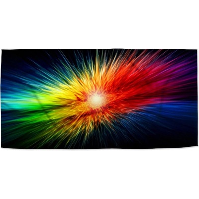 Sablio Ručník s potiskem Barevná exploze 50 x 100 cm