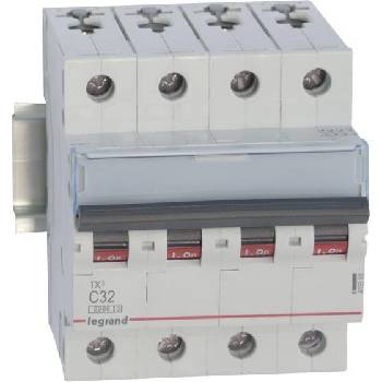 Image 1 of Legrand Автоматичен прекъсвач TX3 4P 10A крива С 6kA - 403560 (403560)
