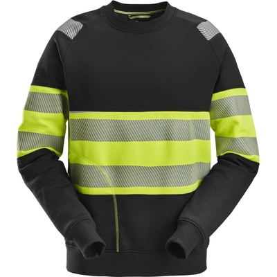 Snickers Workwear mikina reflexní třída 1 žluto černá