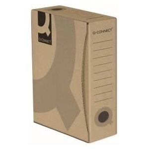 Q-Connect Archiving Pudlo Q-Connect, Cardboard, A4/100Mm, Grey