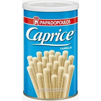 Papadopoulos Caprice plněné trubičky Vanilla 250 g