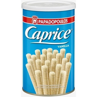 Papadopoulos Caprice plněné trubičky Vanilla 250 g – Zbozi.Blesk.cz