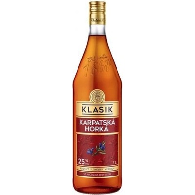 St. Nicolaus Klasik Karpatská horká 25% 1 l (čistá fľaša)