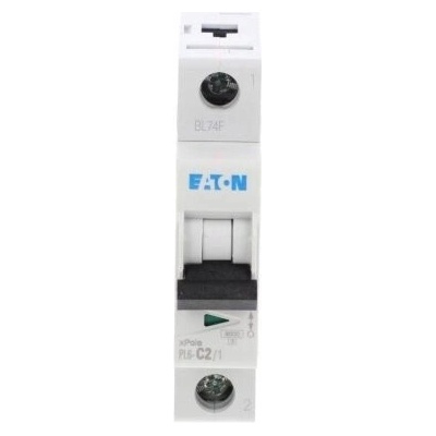 EATON Jistič PL6 1P C2A 6kA 286528
