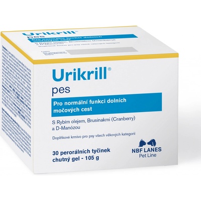 NBF Lanes urikrill pes gel 30 sáčků podpora dolních močových cest