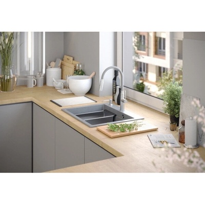 GraniteQ KURT 110 WORKSTATION Silver Stone