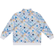 Australian Open Quarter Zip Fleece Bílý