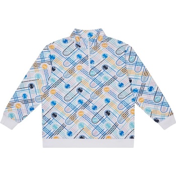 Australian Open Quarter Zip Fleece Bílý