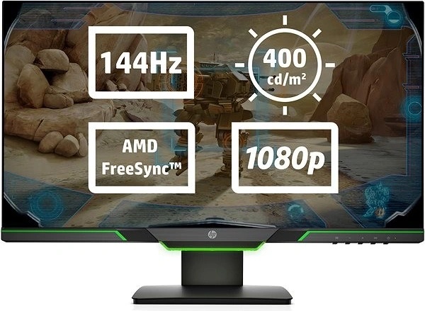 24 Inch Monitor Hp 25x Gaming 144hz 1ms 1920x1080 HP 25X Full HD