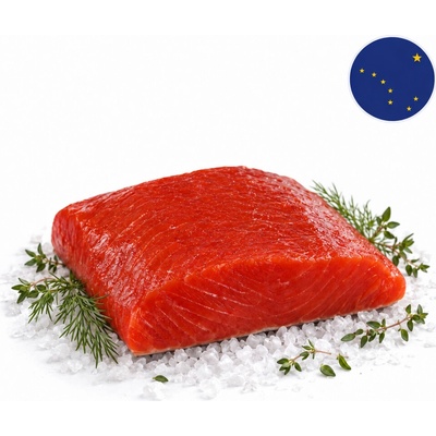 Boxxi Divoký losos z Aljašky porce s kůží bez kostí 150 g – Zboží Dáma