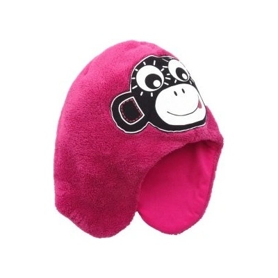 pinkie dětská zimní čepice dark pink Monkey