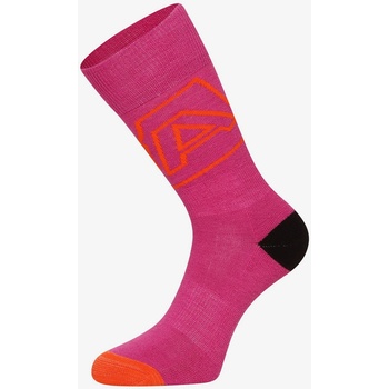 ALPINE PRO Тъмно розови дамски чорапи от мериносова вълна ALPINE PRO Phalte ALPINE PRO | Rozov | ЖЕНИ | 43-46