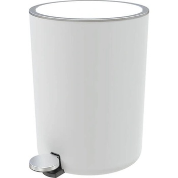 Image 1 of primanova PN-Кош с педал 5lt Ø21x28cm LENOX БЯЛ (M-E66-01) (0137256)