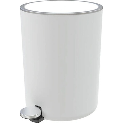 primanova PN-Кош с педал 5lt Ø21x28cm LENOX БЯЛ (M-E66-01) (0137256)